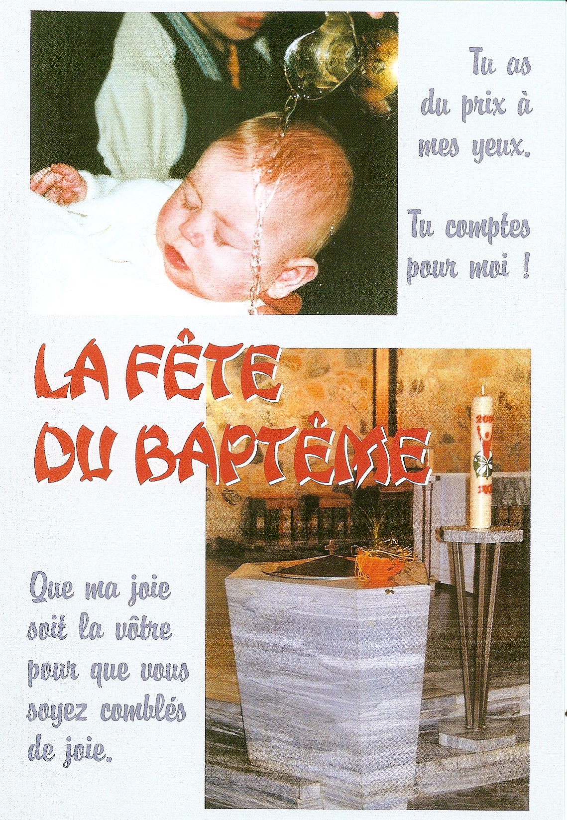 La Fête du Baptême